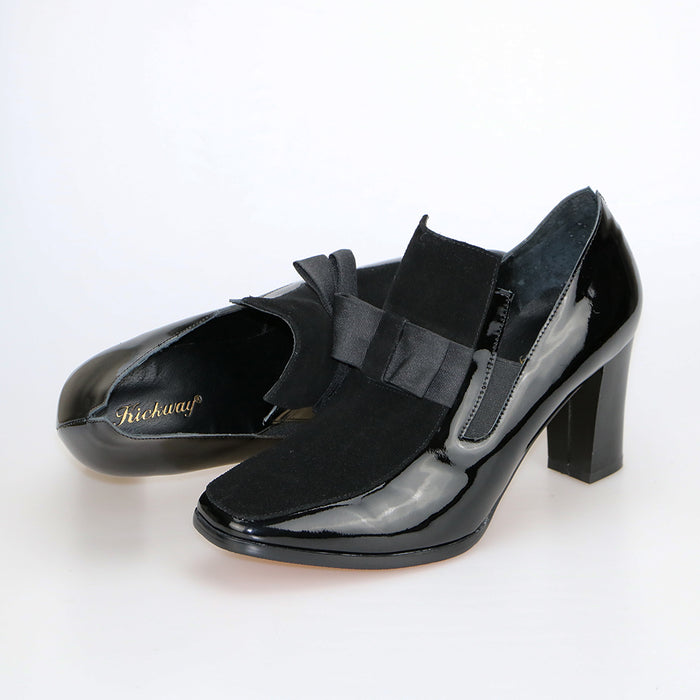 Square Toe Genuine Leather Shoes
