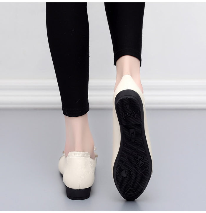 Genuine Leather Casual Flats