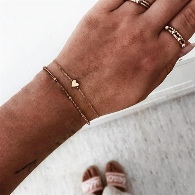 Mix Crystal Marble Charm Bracelets