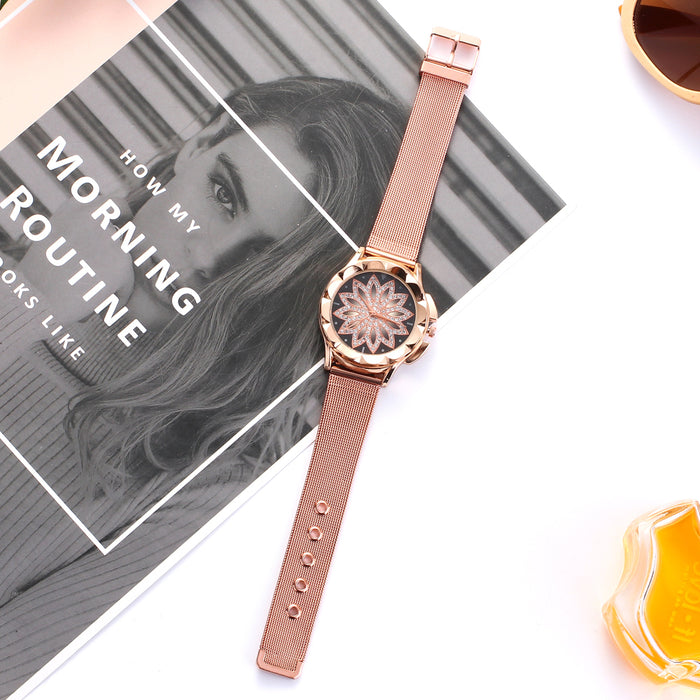 Minimalist Flower Watch