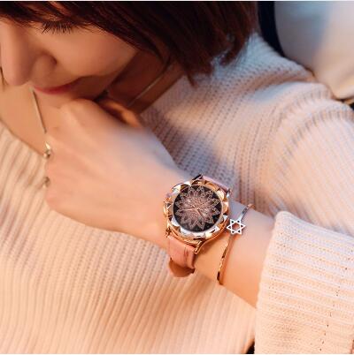 Minimalist Flower Watch