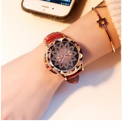 Minimalist Flower Watch
