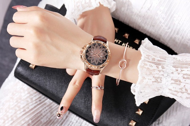 Minimalist Flower Watch